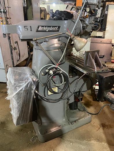 Used Bridgeport Mill Series 42" 2J 1.5 hp