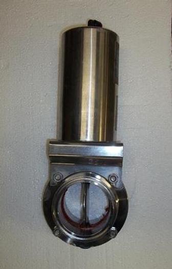 Used 3" Air Actuated Stainless Steel Butterfly Valve - Stainless Fittings Equipment