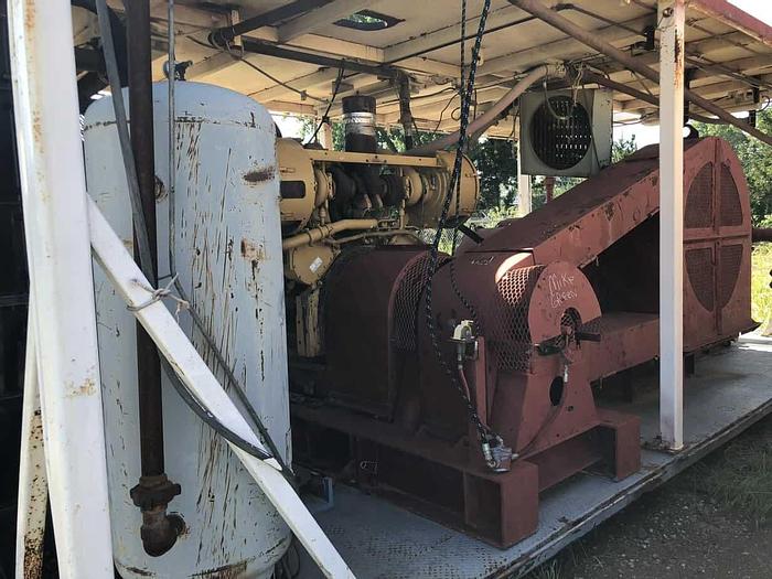 Used MZ-9 1000 HP w/ 3508B SCAC Power Unit in House Open Sided Remote Mounted Radiator