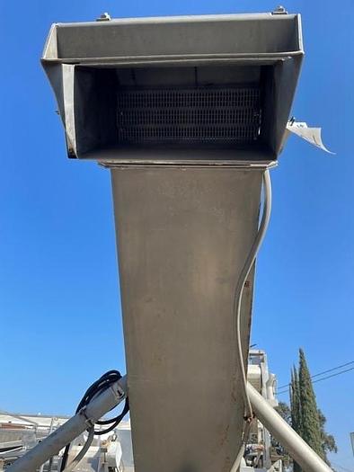 Used Van Mark 10' Long x 18" Wide Stainless Steel Incline Wash Conveyor