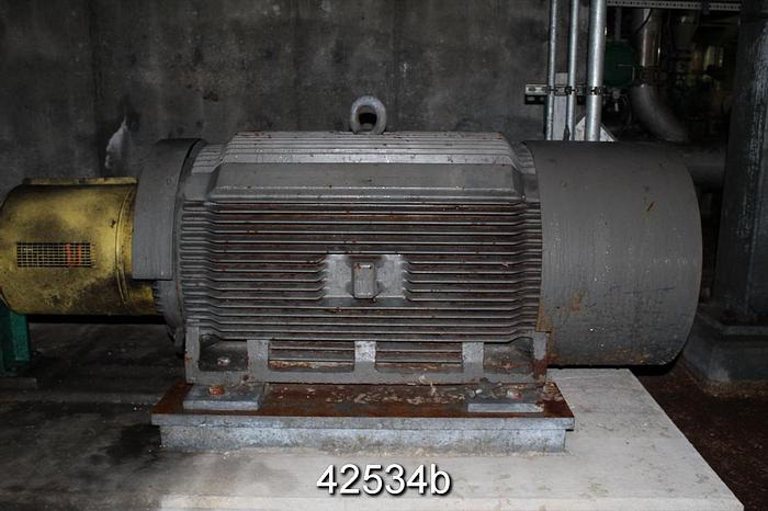 Used Toshiba 4DG200L1HHRC A/C Motor, 200 Hp, 1800 Rpm, 5010US Frame #42534