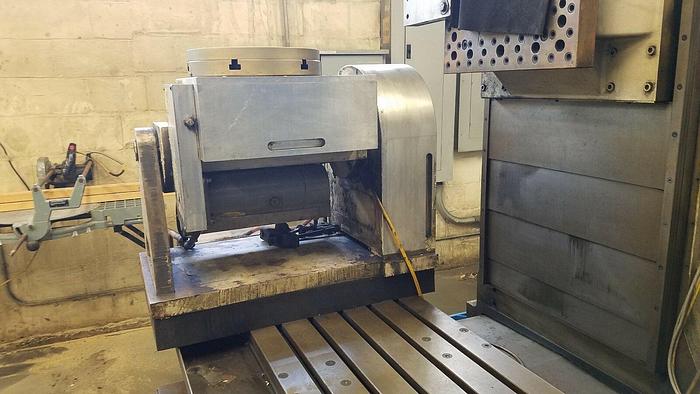 Used CNC Multi Axis Rotary Table Gimbal Multi Angle Machining 15"