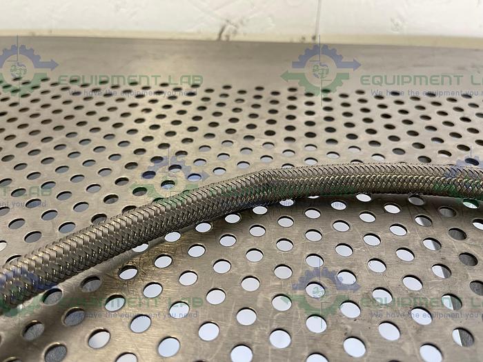 Used 36" Stainless Steel Braided Hose  w/ 1/2" Threaded Fitting