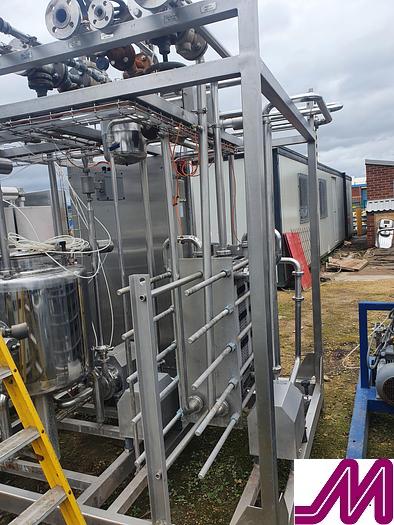 Used 2011 1,000 Litre Per Hour Skid Mounted Cream Pasteuriser