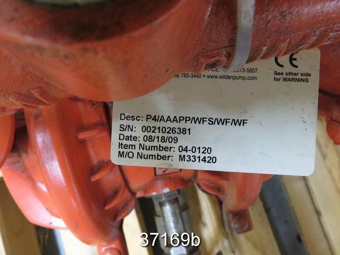 Used Wilden Model P4 Diaphragm Pump #37169