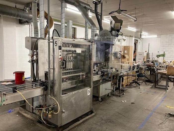 Used Masterfil 6 Head Filling Line