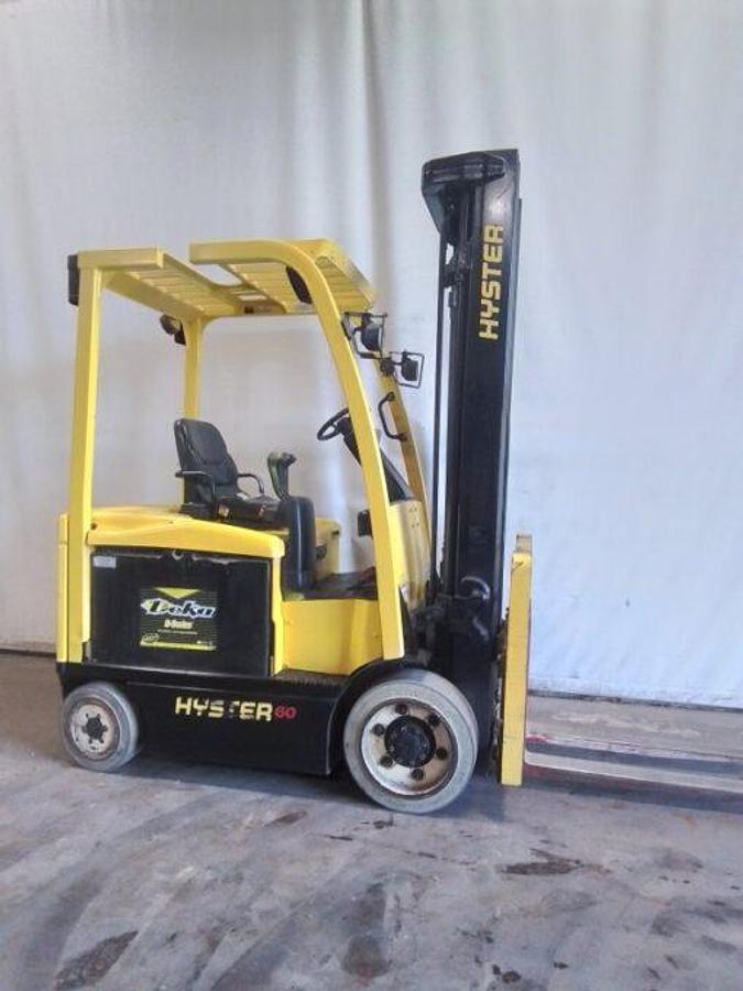 Used 2020 Hyster E60XN Electric Triple Mast w/ Side Shifter
