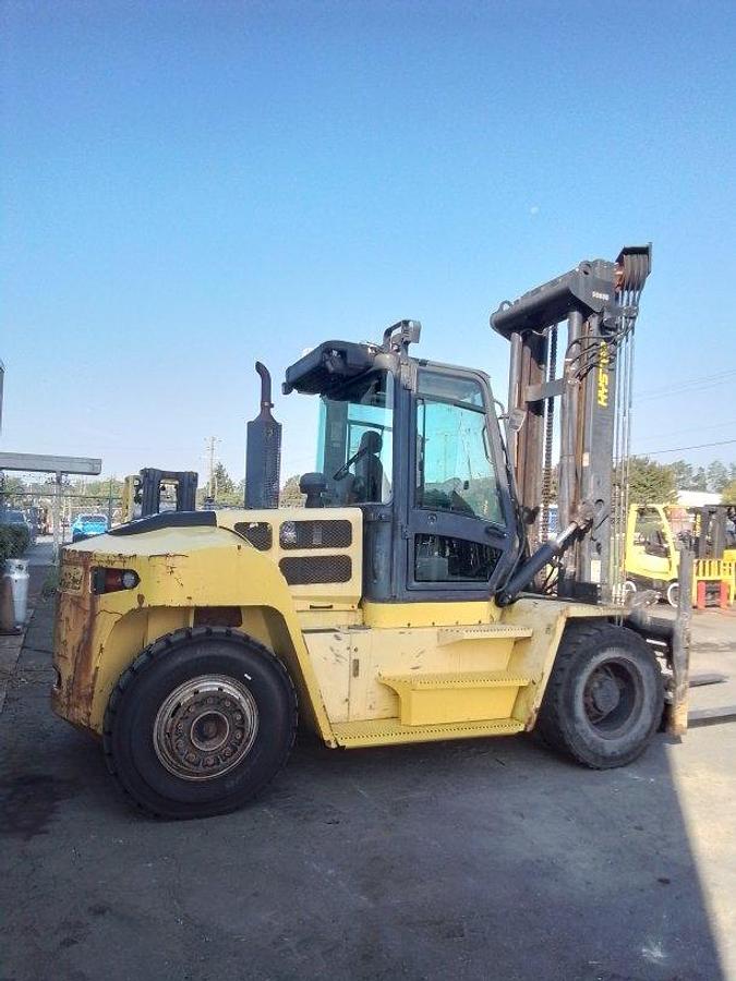 Used 2015 Hyster H280HD Diesel Pneumatic w/ Side Shifter & Fork Positioner