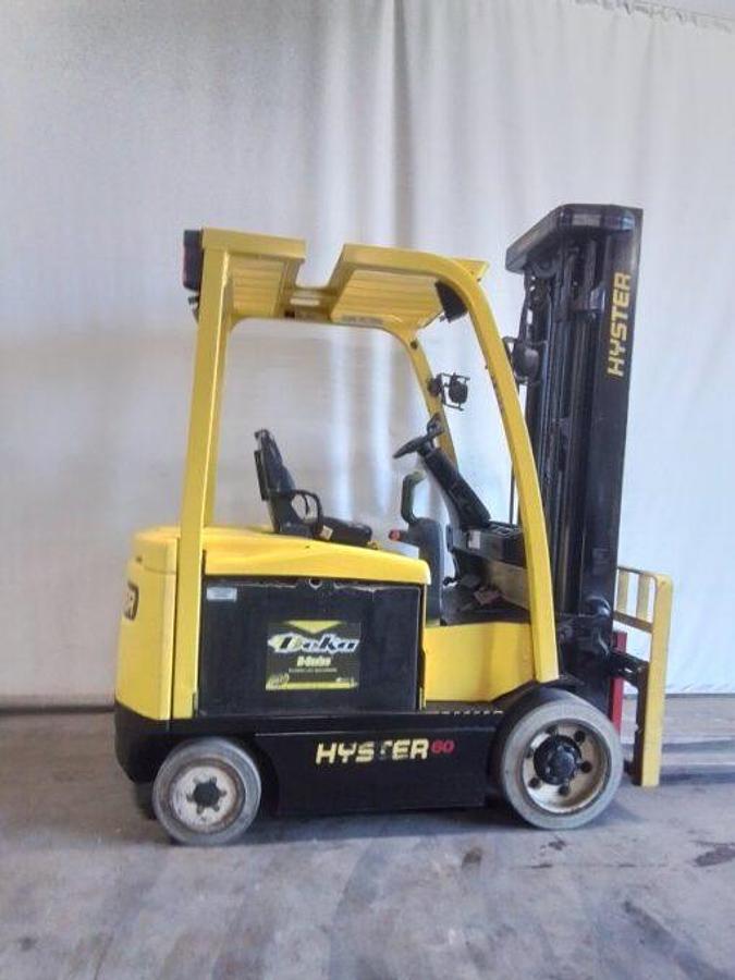 Used 2020 Hyster E60XN Electric Triple Mast w/ Side Shifter