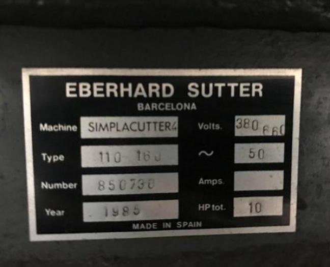 Used 1985 SIMPLACUTTER 4