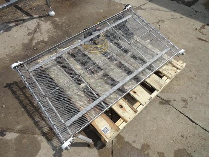 Used Wire Belt Conveyor; 29"W x 4'6"L