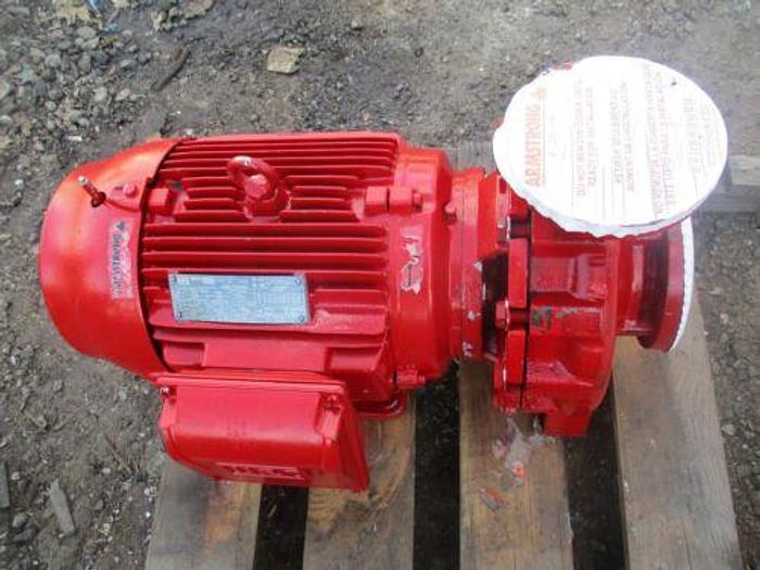 Used WEG PUMP MOTOR 3PH 15HP RPM 1765 MODEL 01518ET3E254JM-W22 & ARMSTRONG