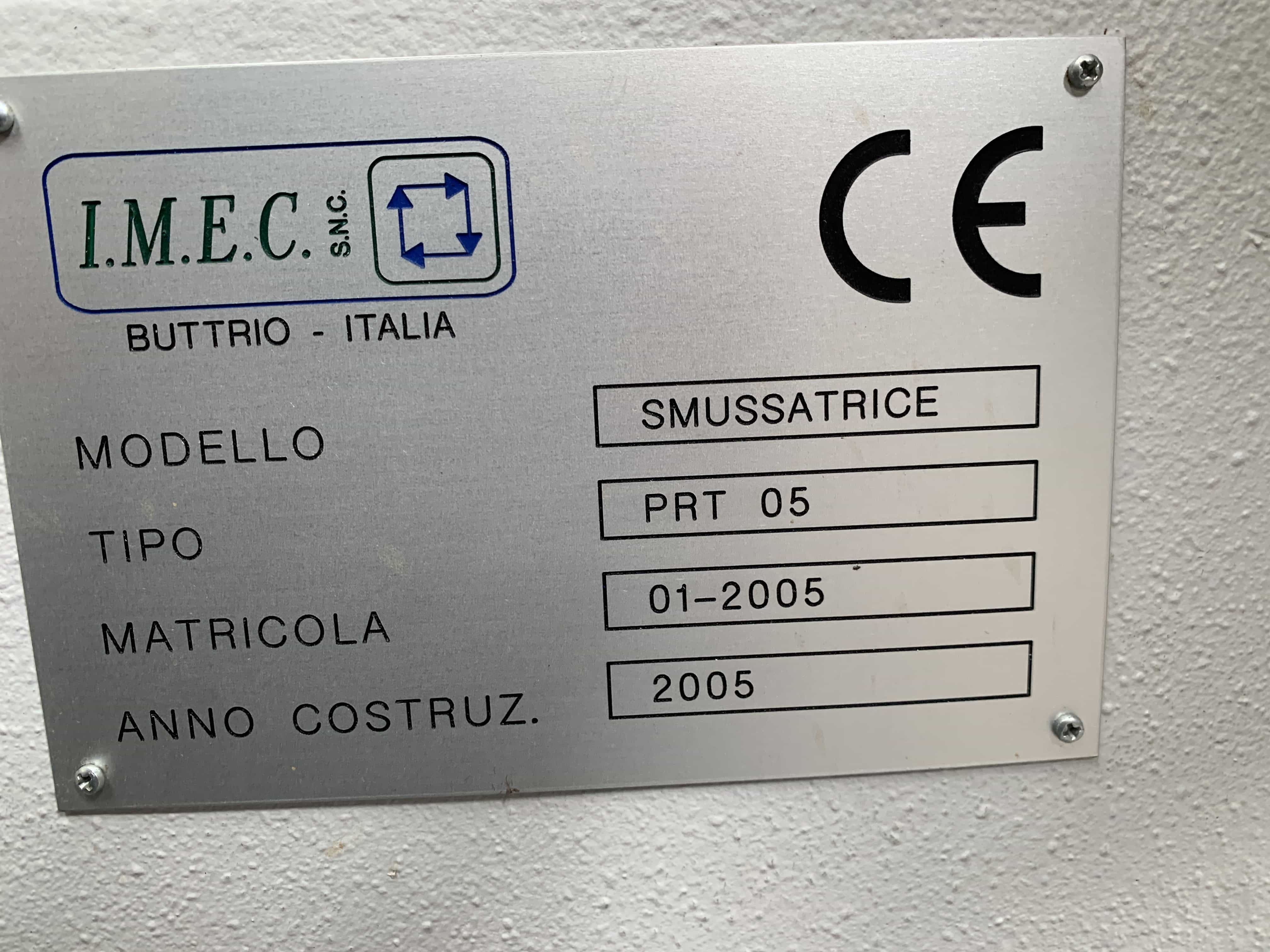 Usato 2005 Smussatrice a rulli pneumatici marca I.M.E.C.