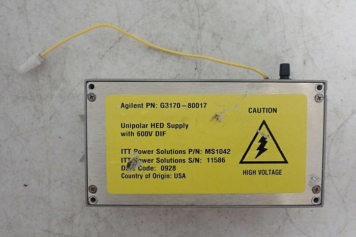 Used Agilent G3170-80017 Unipolar HED Supply