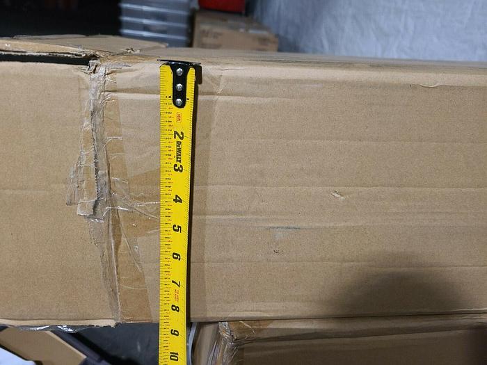 Used Grainger 5UTH8 Lipped Shelf Rolling Cart NEW IN BOX! 4 Available Dark Gray