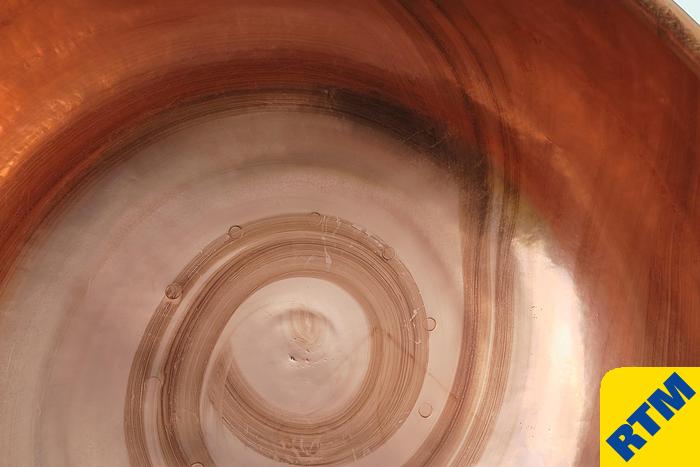 Used (8) Copper Coating Pans