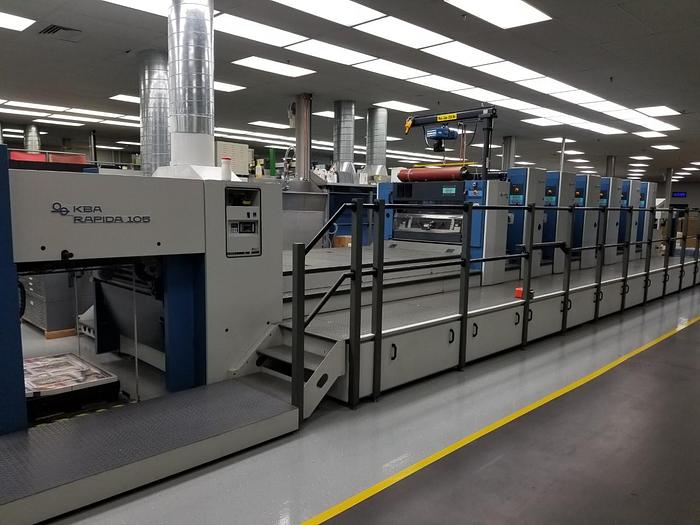 Used 2004 2004 KBA RAPIDA RA 105-6+L (CONDITION LIKE NEW!!) 2004 KBA RAPIDA RA 105...
