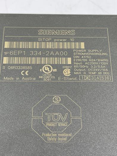 Used Siemens 6EP1 334-2AA00