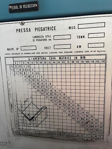 Usato PIEGATRICE OLEOTECNICA
