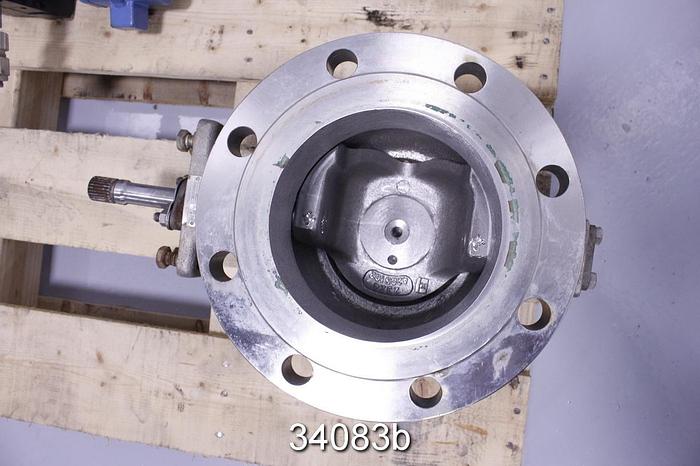 Used Neles Jamesbury R21CE06CCJDV 6" V-Ball Control Valve #34083