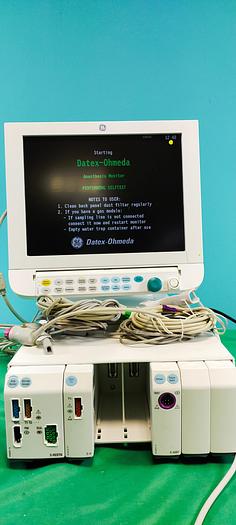 Gebraucht GE ohmeda D-FPD15-00 Patientenmonitor mit Zubehör  Patient monitor