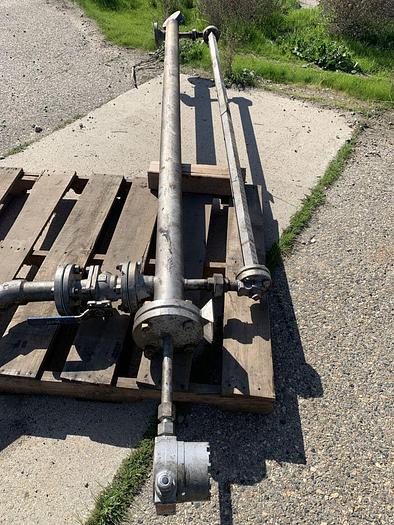 Used Tank, 1,500 Gallon, S/st, 4' x 18', 25 PSI, Coalescer Tank #S743658