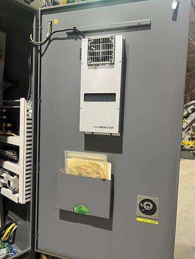 Used SAMSUNG MCV 50 VERTICAL MACHINING CENTER (X/Y/Z): 35.43" X 19.69" X 20.08" FANUC OiMD STK #104859