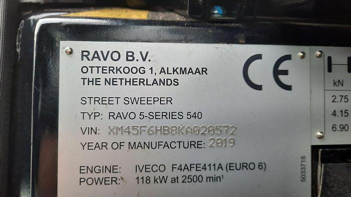 Gebruikt 2019 RAVO 540 STH