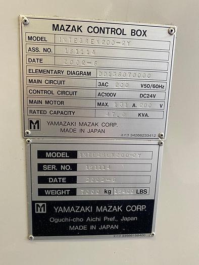 Usato 2002 MAZAK INTEGREX 200 IIY