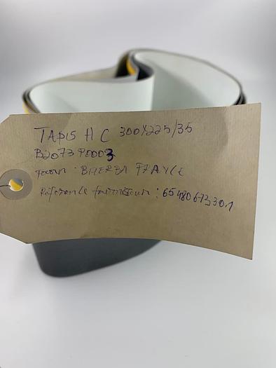 Bizerba Spare Parts Tapis H C 300x225/35 HF WH Part No. 65480673301