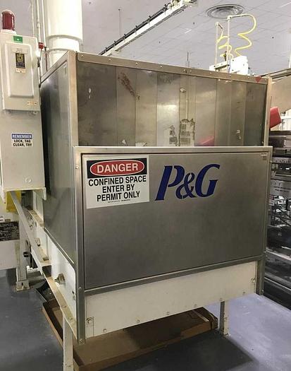 Used 48" BLOAPCO MDL. 3CX-1548H FLOOR MOUNTED SHREDDER CARDBOARD AND CORES