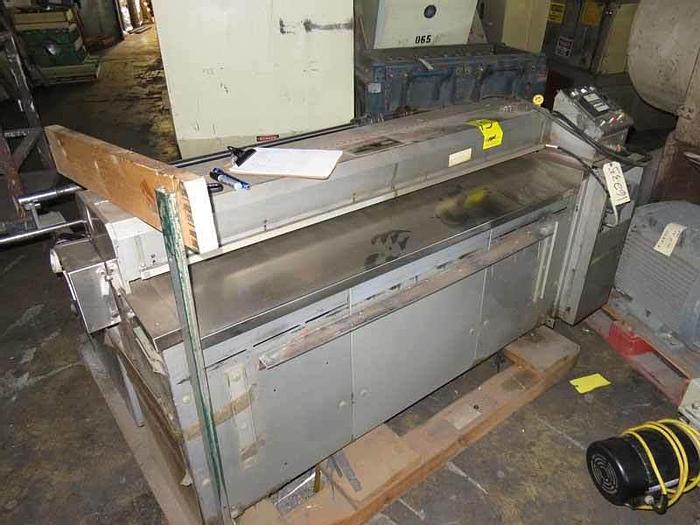 Used 60" ROSENTHAL SHEETER WRAP-O-MATIC MDL. WA-S-5-UZTLVA WITH COUNTER