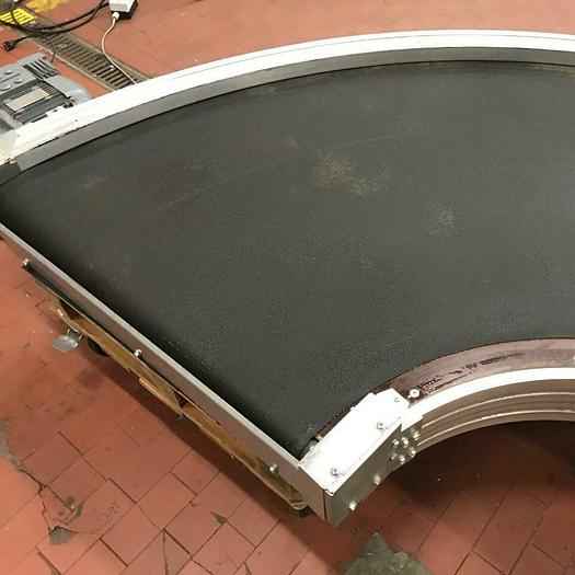 Gebraucht TRANSNORM Kurven Gurtförderer/ Förderband Kurve 180° 1600-105