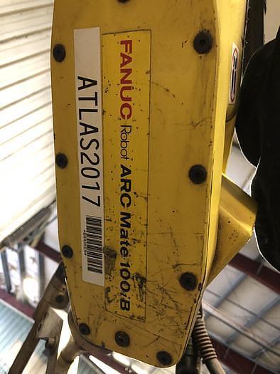 Used LINCOLN DUAL TRUNNION WELD CELL WITH FANUC ARCMATE 100iB ROBOT LINCOLN 455M WELDING POWER SUPPLY LOW HOURS