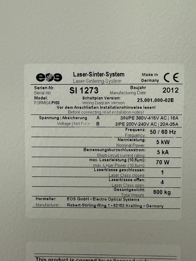 Gebraucht 2012 EOS Formiga P100