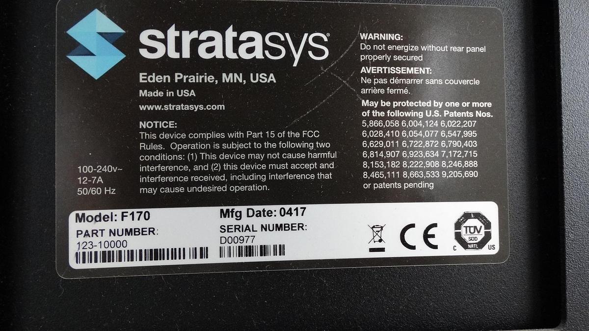 Gebraucht 2020 Stratasys F170