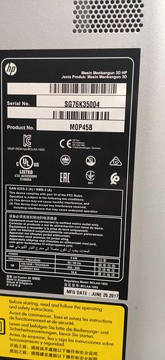 Gebraucht 2017 HP Inc. HP4200 MultiJetFusion