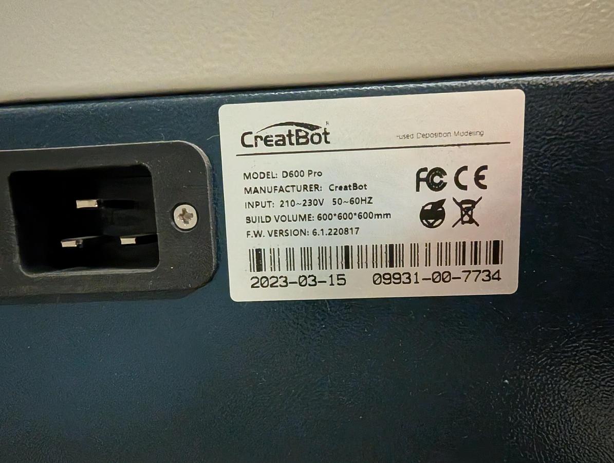 Gebraucht 2023 Creatbot D600Pro