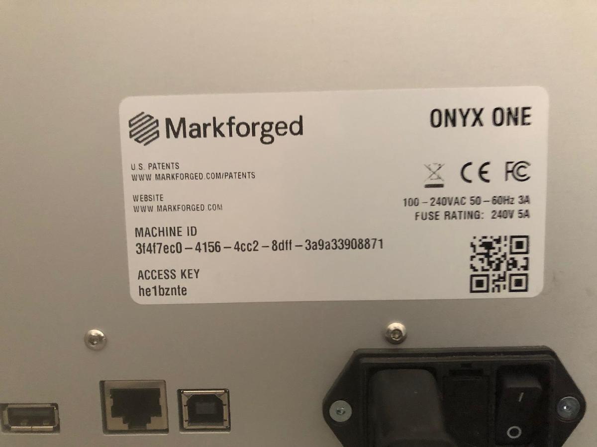Gebraucht Markforged Bundle Onyx One (2018) / Mark Two (2017)