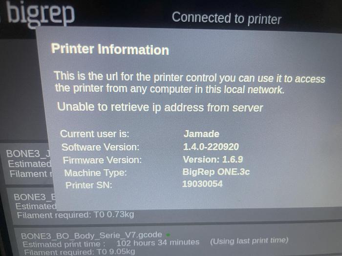 Gebraucht 2019 BigRep ONE