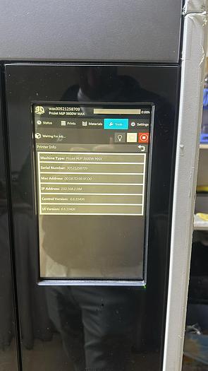 Gebraucht 2018 3D Systems ProJet 3600W Max