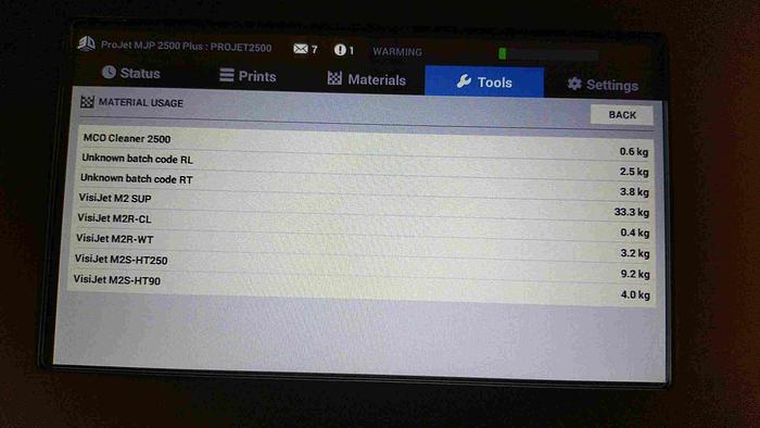 Gebraucht 2016 3D Systems ProJet 2500Plus