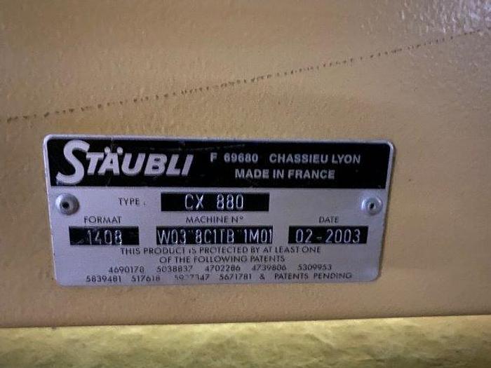 Gebraucht 04 gebr. Stäubli Jacquard Maschinen, Typ CX 870/880, 860, Baujahr 1999/2003, 1993
