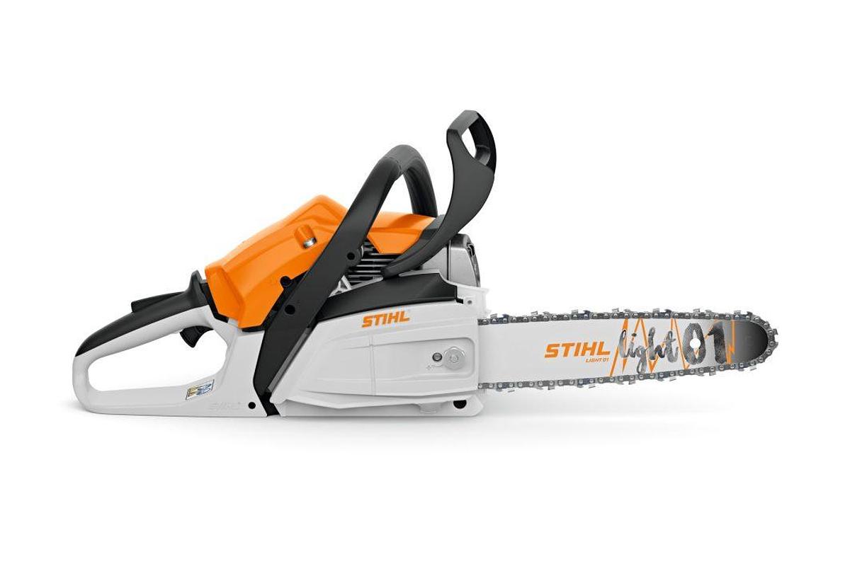 MS 172 14" petrol chainsaw: perfect for processing wood in home gardens