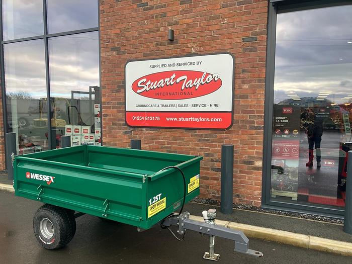 WESSEX WT-1.25T-LGPW HYD TIPPING TRAILER