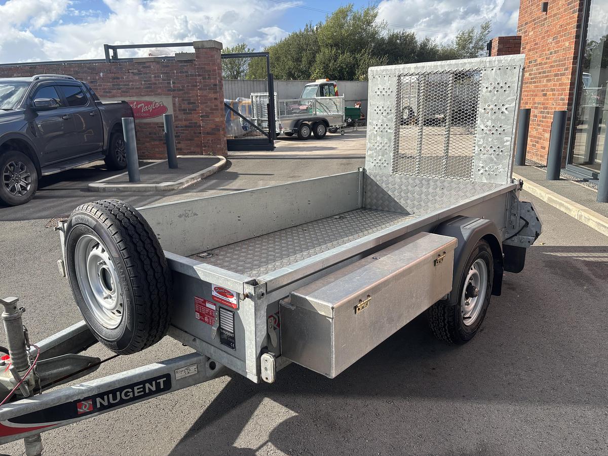 Used 2021 Nugent GP 8X4 General Purpose with Ramp and Tool Box and Ally floor.