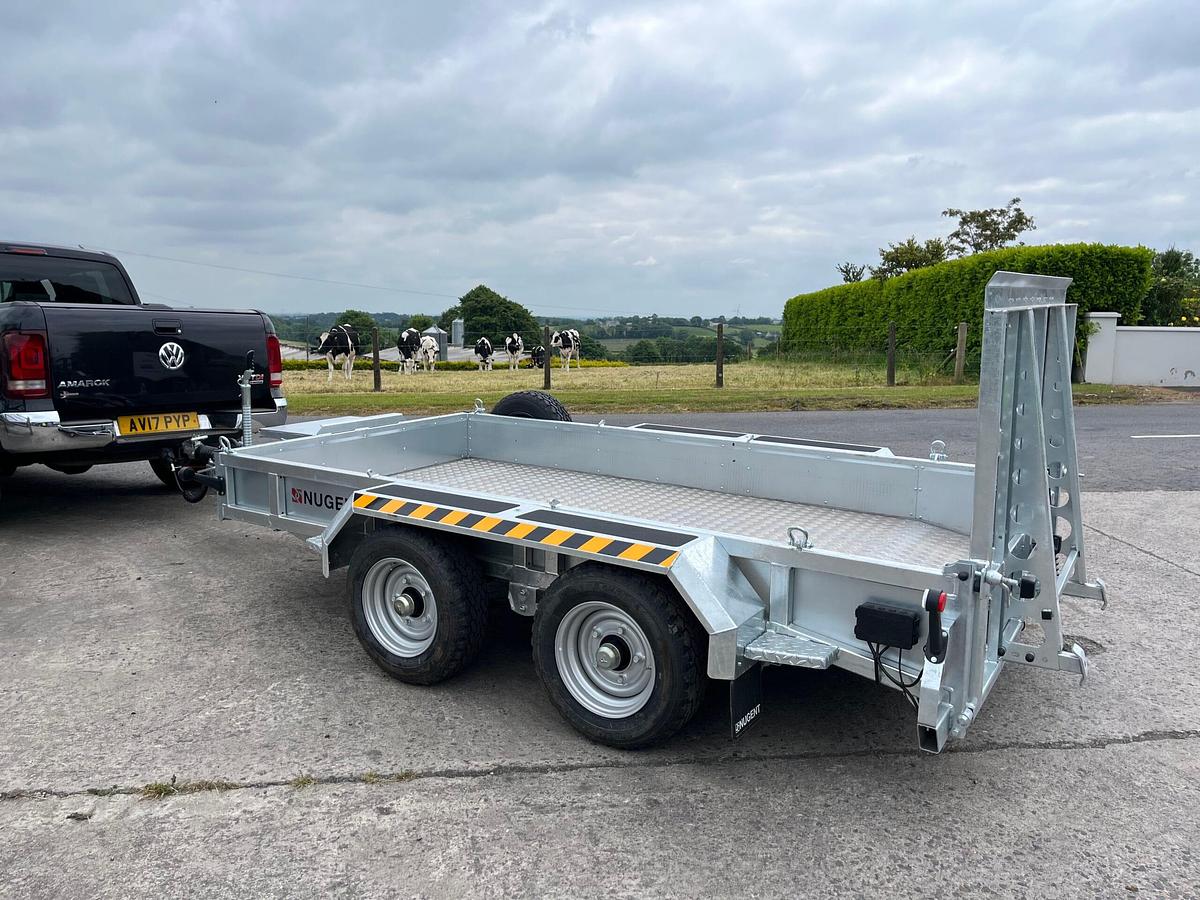 2026 Nugent 10x5 Plant Trailer with Ally Floor Beavertail and Mesh