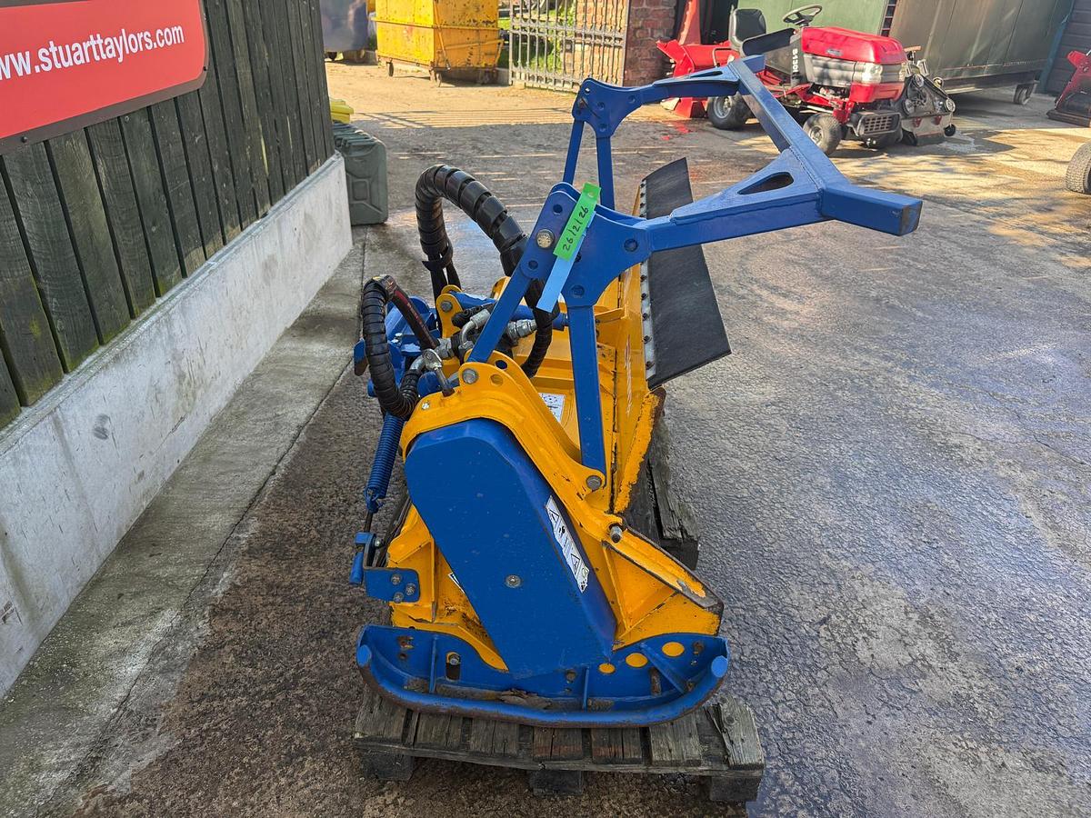 Used Bomford Turner Flailbot with Grass head and swinging forestry head