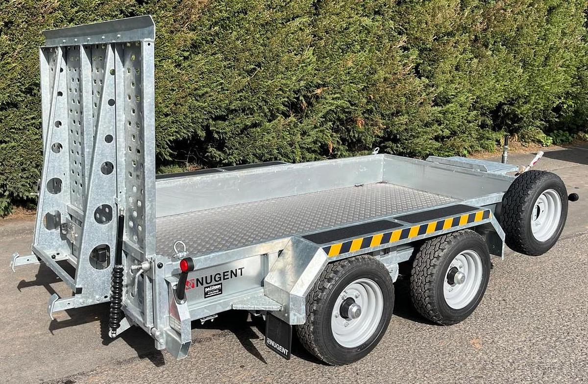 2026 Nugent 10x5 Plant Trailer with Ally Floor Beavertail and Mesh