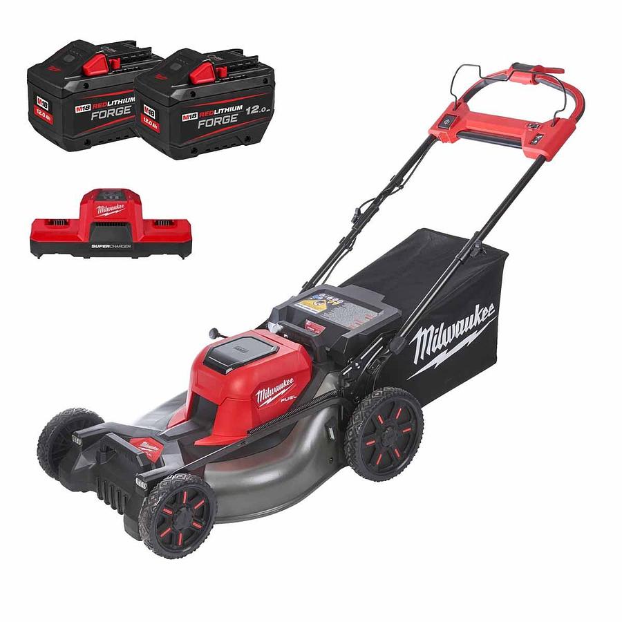 Used Milwaukee M18F2LM53-122 18V Fuel 53cm Dual Battery Self-Propelled Lawn Mower